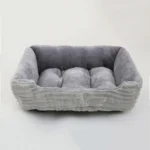 Bed for Dog Cat Pet Square Plush Kennel Medium Small Dog Sofa Bed Cushion Pet Calming Dog Bed House Pet Supplies Winter - Image 3