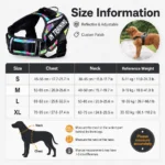 KOMMILIFE Adjustable Nylon Dog Harness Personalized Harness For Dogs Reflective Breathable Neck Guard Dog Harness Vest No Pull - Image 5