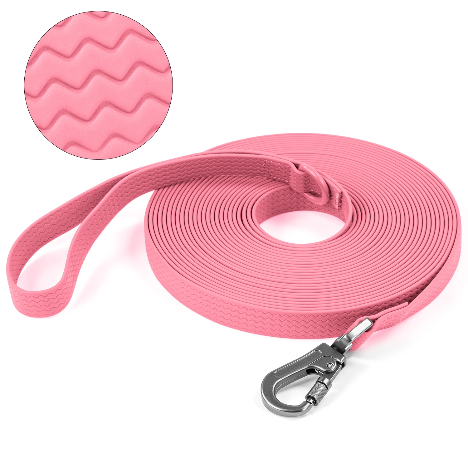 kf-Sb31179e3e5dc4eb0b2f2c4dbd5fd499ex 1.8M 3M 5M 10M PVC Dog Leash large dog Medium non-slip Waterproof and easy to clean running dog training Leash long strong - Image 1