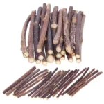 15-60pcs Natural Catnip Pet Cat Molar Toothpaste Stick Matatabi Actinidia Fruit Silvervine Cat Snacks Sticks Pet Cleaning Teeth