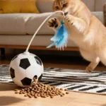 Cat toys soccer balls spilled food bumbler self entertaining funny cat stick bumbler cat toys pet toys