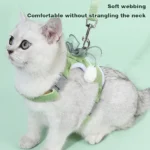 Cute Bow Pet Harness Undershirt Style Pet Leash Adjustable Leash Pets Harness for Small Dog Cat Supplies For Outdoor - Image 4