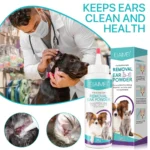 Pet Ear Powder Painless Ear Hair Removal Powder for Dogs and Pets Ear Cleaning Tool Ear Washing Powder for Removing Ear Hair 30g - Image 3