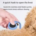 Pet Comb Dog Cat Hair Cutter Comb Hair Open Knot Comb Hair Comb Puppy Grooming Trimmer Blade Brush Pet Accessories - Image 5