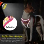 Mesh Nylon Dog Harness Lead Leash Set Reflective Dogs Vest Harnesses With Walking Belt Rope for Small Medium Large Dogs Pug - Image 3