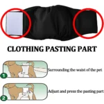 3pcs Dog Diapers Male Reusable Physiological Pants for Small Medium Dogs Anti-Side Breathable Puppy Cloth Nappies Pet Shorts - Image 5