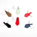 Pet Dog Cat Formal Necktie Tuxedo Bow Tie Black and Red Collar for Dog & Cat Pet Accessories for Wedding Holiday and Party Gift - Image 3