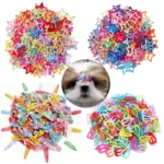 6/10/20/50/100pcs Cute Candy Colors Pet Hairpins BB Clip Cat Dog Hair Clip Pin Accessories Hairgrip Headdress Dog Hair Grooming