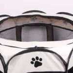 Portable & Foldable Octagonal Pet Playpen Kennel Tent - Easy to Assemble Outdoor Shelter for Large Dogs and Cats - Image 6