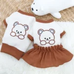 Spring Summer Soft French Bulldog Puppy For Small Medium Dogs T-Shirt Pet Lovers' Clothes Pet Skirts Dog Dress Cats Shirt - Image 3