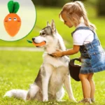 Dog Squeaky Carrot Dog Toys Plush Stuffed Soft Puppy Chew Toys Interactive Pet Supplies for Small Medium Dogs Dental Care - Image 5