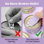 Cute Cat Paw Pet Food Can Opener Easy Ring Pull Opener Tool for Cat Dog Canned Food Protect Nails Ergonomic Kitchen Accessories - Image 5