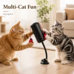 Cat Boxing Toy Interactive Game Punching Bag With Gloves Creativity Mini Gym Stress Relief Home Portable Pet Dog Training Tools - Image 2