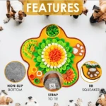Pet Sniffing Mat Indoor Dog Walking Dog Cat Foraging Toy Dog Stress Relief Puzzle Treasure Hunt Game Slow Eating Mat - Image 3