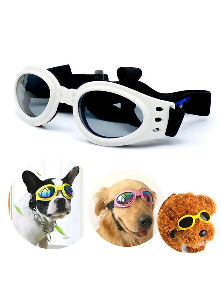kf-Sb8345c84603748708fd096b99880eed97 Fold Pet Dog Glasses Prevent UV Pet Glasses for Cats Dog Fashion Sunglasses Dog Goggles Photo Prop Pet Motorcycle Glasses - Image 1
