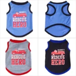 Summer Cotton Pet Vest for Small Dogs Cats Letter Print Dog T-shirts Puppy Clothing - Image 3