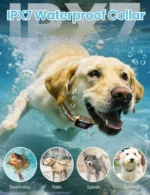 IPX7 Waterproof Dog Training Collar,Smart 2-in-1 Auto Anti-Bark and Shock Collar for All Size Dogs,3300FT Remote Electric Collar - Image 5
