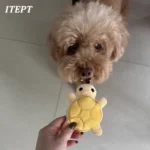 Popular new mini cute turtle plush dog toys squeaking toys healthy soft and safe for puppy teeth - Image 2