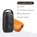 Portable Ultrasonic Dog Repeller 180mAh Rechargeable 23 40KHZ Long Distance Outdoor Deterrent Tool With Flash Light - Image 2
