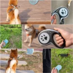 3m 5m Paw Dog Leash For Small Medium Large Dogs Outdoor Lead Walking Puppy Strong Retractable Nylon Rope Yorkies Pet Supplies - Image 2