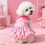 Summer Lantern Dress for Dogs Cats Thin Breathable Pet Clothes Cute Puppy Outfit for Schnauzer Small Dogs Pet Dress Clothing - Image 3