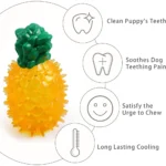 Pet Freezable Cooling Chew Toy Dog Cat toy Summer Pineapple Lemon Watermelon Design Durable Bite-Resistant Dog Ice Frozen Toys - Image 4