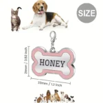 Personalized Pet Engraving ID Name Metal Tag Dog Anti-lost Custom Pet Bone Shape Accessories Phone Tag Pendant Puppy tag - Image 6