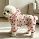 Hooded Sunscreen Mosquito Proof Dog Cat Clothes Summer Thin Mesh Four Legged Apparel With Bow For Small Pets Bichon Maltese