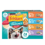 Wet Cat Food Variety Pack with Tasty Prime Filets in 5.5 oz Cans