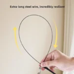 Cat Funny Cat Stick Steel Wire Long Pole Feather Cute Cat Toy Kitten Fishing Rotating Self-pleasure Relief Pet Toy - Image 5