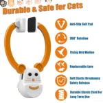 Interactive Cat Toys for Indoor Cats, Rechargeable Durable Safe Hanging Cat Toy for Bored Kittens & Adult Cats - Image 4