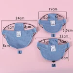 Dog Hat with Ear Holes Adjustable Denim Dog Sun Protection Hat Outdoor Baseball Cap for Dogs Small Medium Large Pet Accessories - Image 9