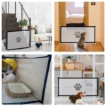 Pet Barrier Fences Portable Folding Breathable Mesh Cat and Dog Safety Fences Pet Supplies to Ensure Pet Safety - Image 5
