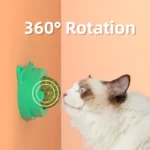 Rotatable Catnip Wall Ball Toy with Scratcher & Cat Grass, Teeth Cleaning Snack Ball for Healthy Digestion & Play - Image 2