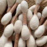 Cat 100% Pure Wool Cotton Swab Toy Bite And Tease Cat Stick Built In Catnip Self Fun Relieve Boredom Dog Grinds Teeth - Image 7
