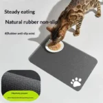 Diatomaceous Mud Absorbent Pet Placemat For Food And Water Bowl With Waterproof Quick-Dry Rubber Backing Non-Slip Home Pet Mat - Image 5