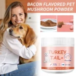 80g Bacon Flavored Pet Mushroom Powder For Healthy Intestinal Digestion Pet Care For Cats And Dog Daily Nutrition - Image 2