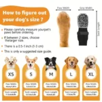 4pcs Dog Paw Protectors Anti-Slip Boots with Traction Control Adjustable Socks for Injured Paws Senior Dogs - Image 6