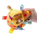 Interactive Ball Dog Toy for Aggressive Chewers Training Decompress Bite Resistant Plush Handle Dog Toys with Bells Pet Supplies - Image 4