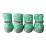 4PCS Summer Dog Shoes Breathable Anti-Slip Wear-Resistant Dog Outdoor Boots for Small Medium Dogs Cats Puppy Pet Accessories - Image 6