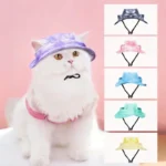 1Pcs Pet Hat with Ear Holes Sunscreen Baseball Cap for Medium Small Dogs Cap Sun Hat for Cat Outdoor Hiking Hat Pet Products - Image 3
