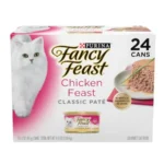 Chicken Feast Classic Pate Collection Grain Free Wet Cat Food Multi-Pack - Pack of 24 3 oz. Pull-Top Cans