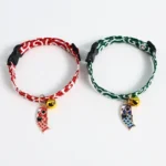 Adjustable Koi Bell Pendant Lucky Cat Collar Japanese Necklace Accessories Pet Supplies - Image 3