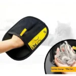Pet Cats Hair Remover Gloves Electrostatic For Dogs Reusable Washable Grooming Glove With 2-In-1 Lint Roller Brush - Image 6