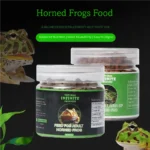 Horned Frog Feed Crawling Amphibian Pet Pellet Feed High Protein Food For Horned Frog Tree Frog Bullfrog Larva & Adult