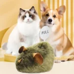 Funny Plush Cat Toy Simulation Mouse Automatic Chirping Interactive Mice Cat Toy Bite Resistance Pet Cat Toys Kitten Supplies - Image 6