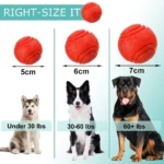 Pet Solid Elastic Toy Ball Cat/Dog Toy Ball 5/6/7CM Rubber Bite Resistant Dog Outdoor Training Tool Pet Teeth Cleaning Supplies - Image 8