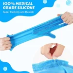 Pet Grooming Bathing Gloves Dog Cat Bathing Shampoo Scrubber Magic Massaging Cleaning Cleanner Sponge Silicon Hair Removal Glove - Image 3