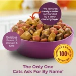 Tender Centers Dry Cat Food with Basted Bites, Chicken and Tuna Flavors, 14.2 lb Bag - Image 3