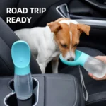 1PC 300ml 500ml Travel Pet Water Bottle Integrated Drinking Bowl Portable Dispenser for Dogs Cats Outdoor Travel and Activities - Image 5